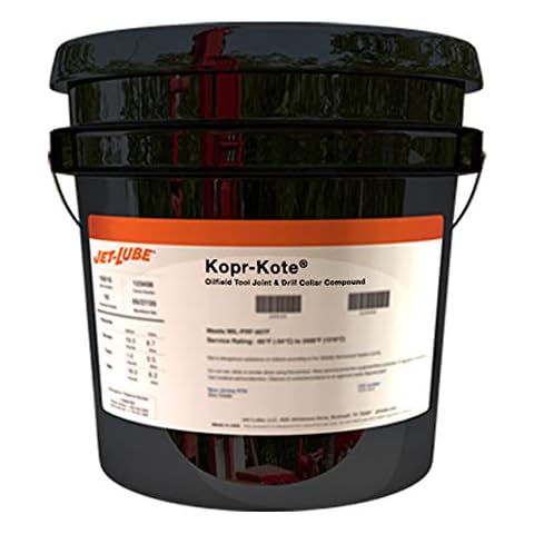Jet-Lube Kopr-Kote (Oilfield) - Tool Joint I Drill Colar Compound I Premium Grease I Contains Copper Flakes I High Temperature | 1 Gal. Cover