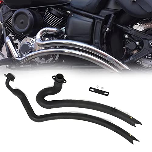 Escape con silenciador extraíble y tubos de arrastre para Yamaha XVS1100