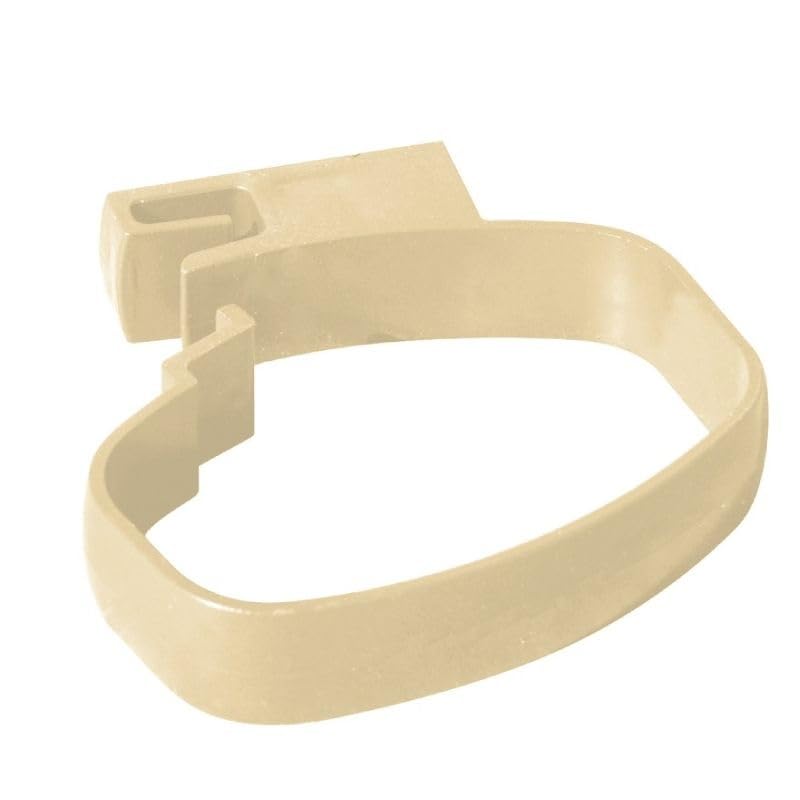 First Plast - Gouttière PVC carrée BEST - Collier bride pour tube de descente PVC BEST Ø92x57 - sable - First Plast