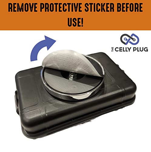 Extra Large 8\" x 4.5\" - Magnetic GPS Tracker Box - Under Vehicle Water Resistant Case, Hide A Key Strong Magnet Holder (Fits Most Brands, Spytec GL200, GL 300, GL300W, GL300MA Optimus) Black - Thumbnail 5
