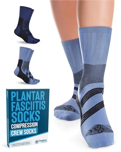 Doctor's Select Plantar Fasciitis Socks 2 Pairs