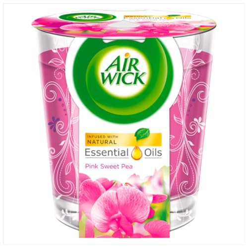 Air Wick Pink Sweet Pea Candle 105g