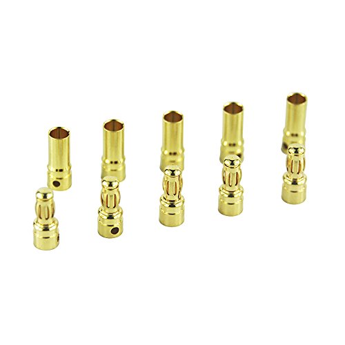 Conector banana 3,5 mm chapado en oro para motor y ESC recargable 2