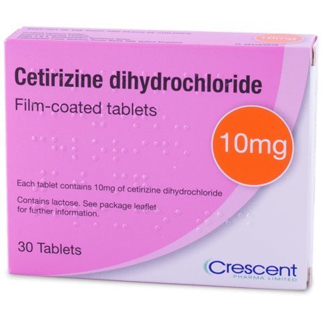 Cetirizine Dihydrochloride Allergy Tablets 240 x 10mg