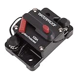 ANJOSHI 100 Amp Circuit Breaker 20A-300A with Manual Reset Waterproof Inline Fuse Inverter for Marin