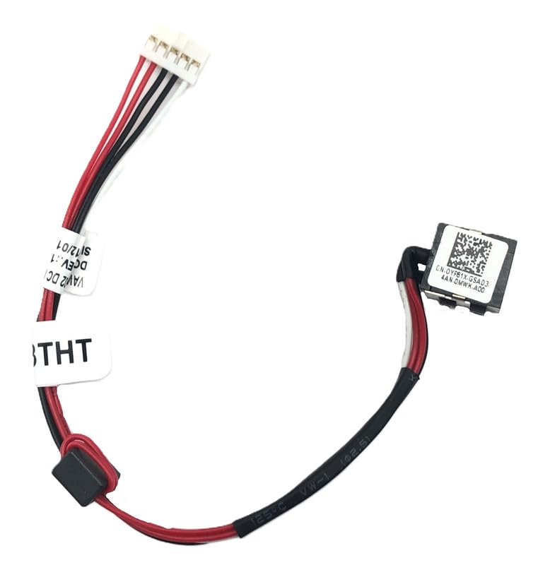 DC Jack gniazdo zasilania gniazdo ładowania kabel wersja 1 kompatybilne z Dell Inspiron 17 5737