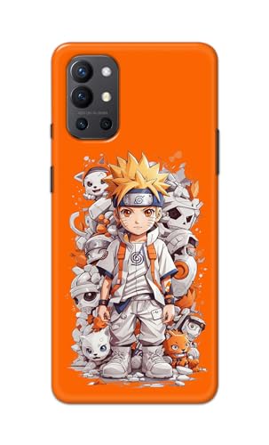 Image of Plastic Printfidaa Printed Hard Back Cover Case For Oneplus 9R 5G Back Cover (Famous Anime Cartoon Character) -112, Multicolor