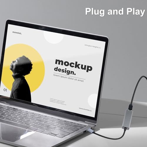 Adaptador USB-C a Ethernet para solucionar problemas de WiFi lento en Mac OS y Windows 4