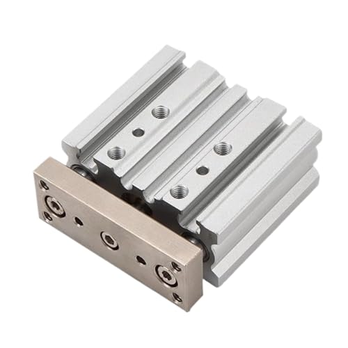 Cylindre triaxial MGQM40-100 actionneur pneumatique double effet à trois tiges guidées