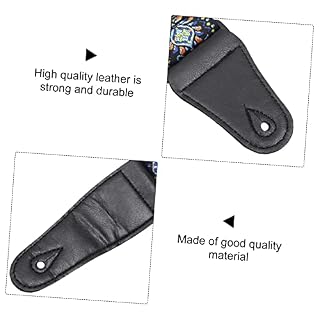 FAVOMOTO 1Pc Sangle De Guitare Ceinture En Cuir Guitare Classique Sangles Réglables Guitare Classique Coton Ceinture De Guitare Guitare Accessoires Coton Sangle De Guitare Broderie - Les Beatles, Paul McCartney, John Lennon, RIngo Starr, George Harrison FAVOMOTO 1Pc Sangle De Guitare Ceinture En Cuir Guitare Classique Sangles Réglables Guitare Classique Coton Ceinture De Guitare Guitare Accessoires Coton Sangle De Guitare Broderie – Image 4
