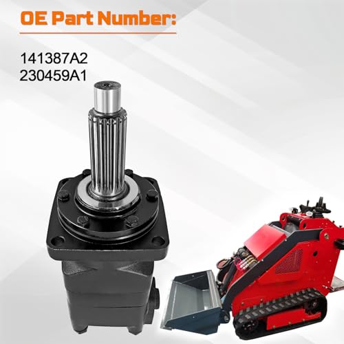 Image of 230459A1 Hydraulic Motor Compatible with Case Skid Steer Loader 1838 1840 Replaces 141387A2