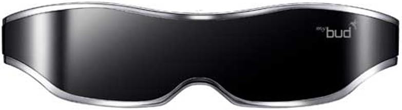 [Black] NEW ACCUPiX Mybud 3D Viewer Glasses 100 inch Head Mount Display Virtual Screen