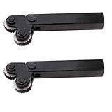 Es ist ein diagonales Muster, ideal zum Ersetzen Ihres beschädigten Rändelrads.