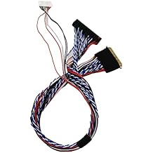 LVDS Cable 6Bit LVDS Cable 40Pin 2ch for 14-18.4 Inch LCD/LED Panel Controller LCD Display Panel Screen Accessories
