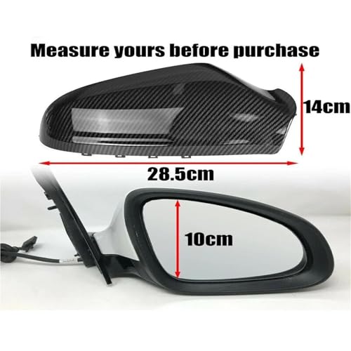 Boîtier de rétroviseur pour Opel Astra H 2004-2013 coque extérieure bleue