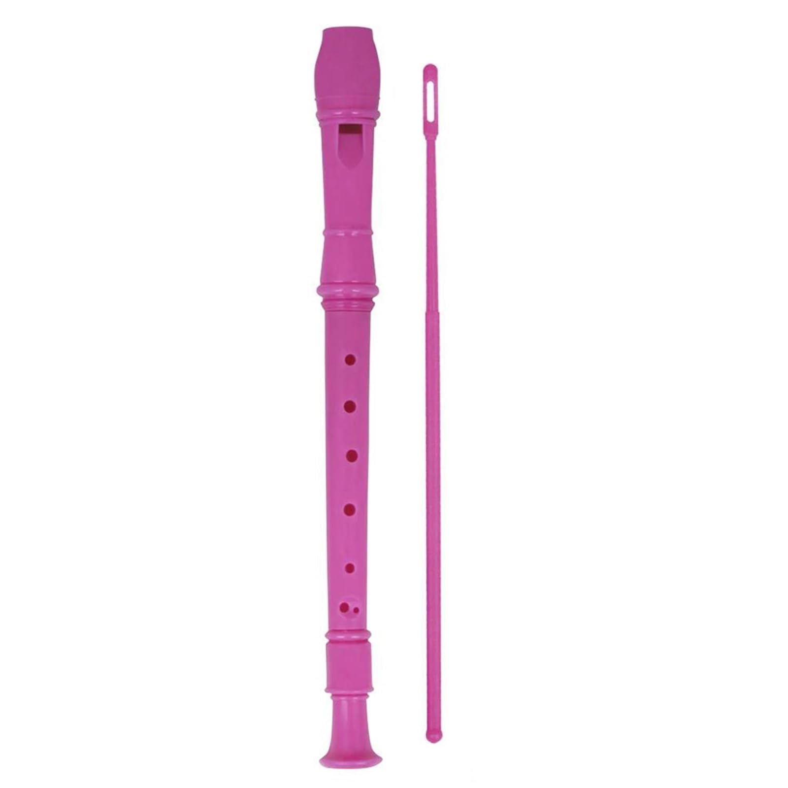 Flauto Dolce Professionale Flauto Dolce Soprano A 8 Fori (materiale ABS) Ideale Per I Principianti(Rose Red)