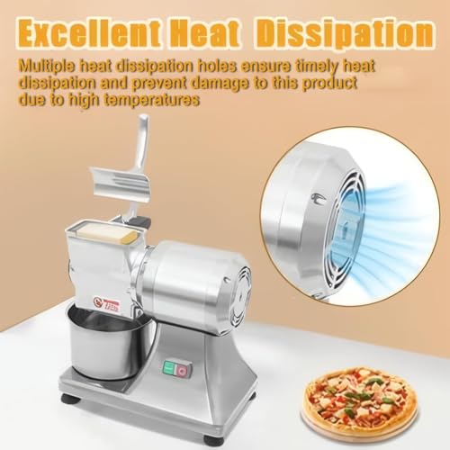 Rallador eléctrico para queso y mantequilla 550W acero inox miniatura 3