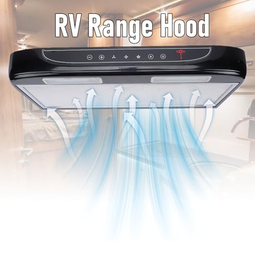 Hotte de cuisine 12V Acouto en acier inoxydable avec tactile LED