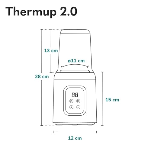 LIONELO Thermup 2.0 Scaldabiberon 5 in 1 Riscaldamento di alimenti liquidi e solidi, Sterilizzazione, Scongelamento BPA FREE Protezione contro il surriscaldamento, Termostato Auto-off mancanza d'acqua - 8