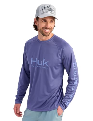 Image of HUK Men's Pursuit Vented Long Sleeve Fishing Shirt (+30 UPF)