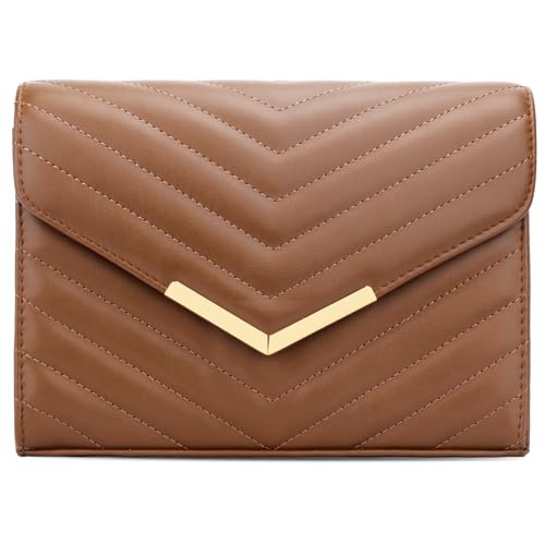 Image of KKXIU Women Formal Vegan Leather Evening Envelope Clutch Purses and Handbags for Party Wedding Prom Bridal
