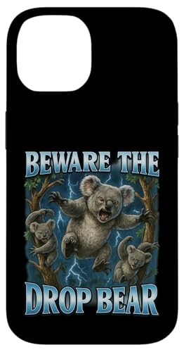 Beware the Drop Bear Funny Australia �X�}�z�P�[�X iPhone 14 �p