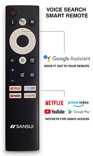 Image of Sansui 165 cm (65 inches) 4K Ultra HD Smart Android LED TV JSW65ASUHDFF (Ebony Black)