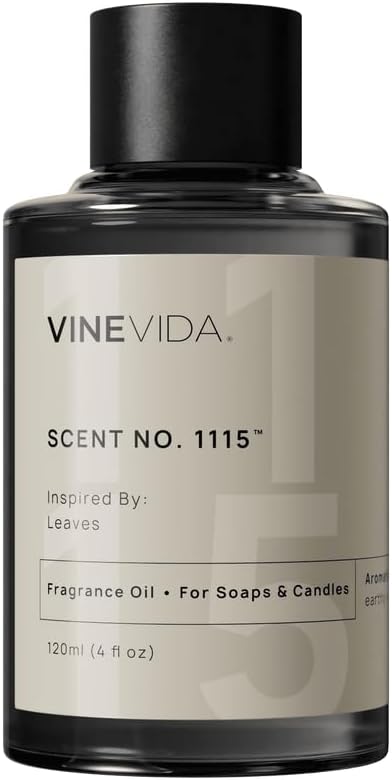 VINEVIDA [4oz] Leaves Fragrance Oil for Candle Making and Soap Making - Premium Candle Scents for Soy Candles