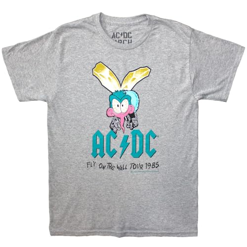 AC/DC Childrens/Kids Fly On The Wall Tour 85 T-Shirt (5-6 Years) (Grey)