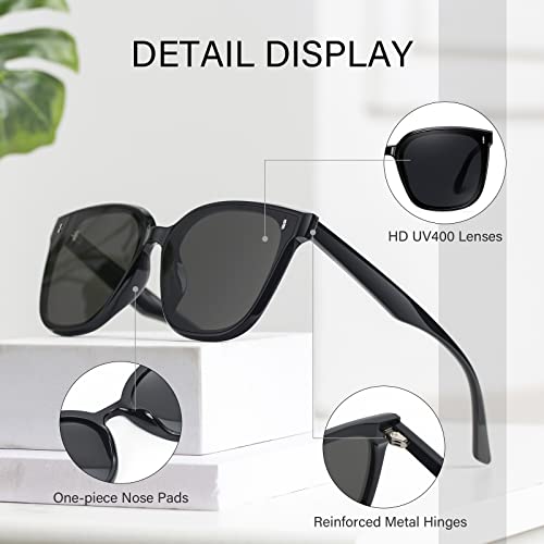 Dollger Retro Oversized Square Sunglasses for Women Trendy Classic Style Sun Glasses UV400 Protection4