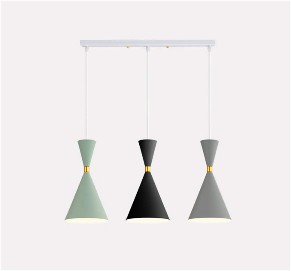 Chandelier Three-Head Pendant Light Nordic Creative Bedside Macaron Ceiling Lighting Bar Restaurant Chandelier Kc