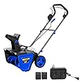 Cordless Snow Blower - 20" Battery Snow Blower with 2X 20v Batteries | Clears 20" Wide, 12" Deep Snow | 180° Rotating Chute, LED Lights for Winter Storm | Ideal for Driveways, Walkways