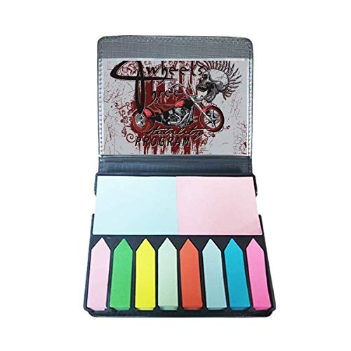 Bloody Squelette Note Autocollante avec Boîte Marqueur de Page Couleur