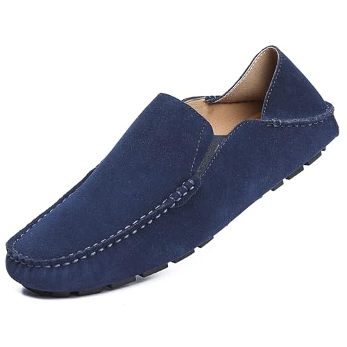 Image of Go Tour Handmade Mens Casual Loafers Moccasins Slip On Driving Shoes