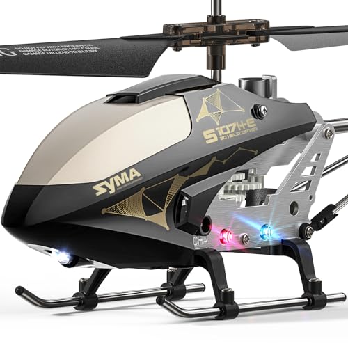 Image of SYMA S107H-E RC Helicopter, Remote Control Helicopter with Altitude Hold, 3.5 Channel, Gyro Stabilizer, Aircraft Toys for 8-12 Kids Beginners as a Gift
