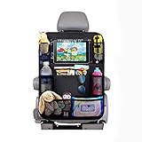 【PROTECCIÓN DE ASIENTOS】 Cobertura total de los respaldos de los asientos delanteros. El accesorio de coche perfecto para proteger los asientos de tu coche de la suciedad, el barro y las marcas de zapatos con poco esfuerzo.