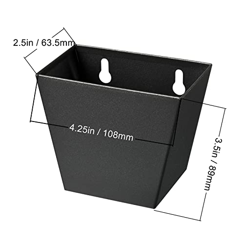 HAIICEN Black Bottle Cap Catcher Wall Mounted, Stainless Steel Screw in Wall Beer Cap Holder Mountable for Post Cooler Table