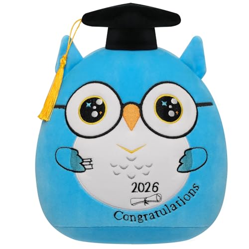 Congrats Gift Bag Class of 2026 - Graduation Gift Bag Blue and Gold Congrats Grad Bags with Card Tissue Paper Envelope Congratulations Gifts Bag for Men Women Student Teacher College Graduation 12 Inch