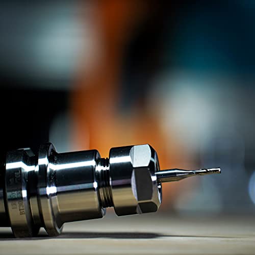 Spetool Cnc Spiral Router Bits With Up Cut 1/8 Inch Cutting Diameter, 1/4 Inch Shank Hrc55 Solid Carbide End Mill For Wood Cut, Carving #TOP5