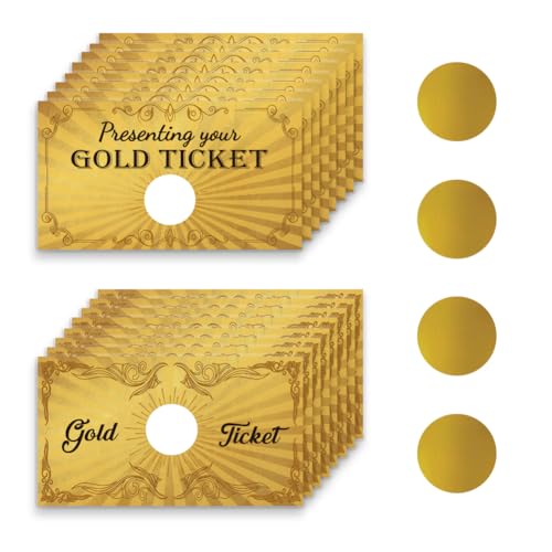 Cartes à gratter dorées PLIGREAT de 120 pièces pour coupons de petites entreprises