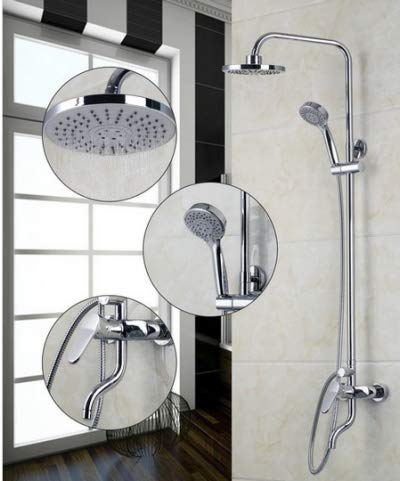 Robinet de douche pluie mural anti-calcaire pour remplacer un mitigeur fuyant