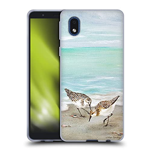 Head Case Designs Officially Licensed Lisa Sparling Surfside Dining Birds and Nature Gel Case [Military Grade Protection] Compatible with Samsung Galaxy A01 Core (2020)