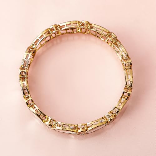 Image of Rubans Bangles Set of 2 Cubic Zirconia Ethnic Stylish Jewellery Gift for Women & Girls