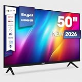 Youin Engel LE5088SM Smart TV 50 pollici 4K UHD, TV LED VIDAA senza cornice, Dolby Audio 20 W, WiFi, Cast, DVB-T2/S2/C, 3 HDMI, 2 USB, Ethernet, PVR e VESA 200 x 200