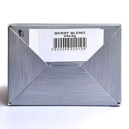 Bolero BERRY BLEND 24x3g | Saftpulver ohne Zucker, gesüßt mit Stevia + Vitamin C | geeignet für Kinder, Sportler und Diabetiker | glutenfrei und veganfreundlich | der Geschmack gemischter Beeren