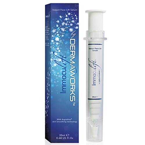 Dermaworks Immaculift Instant Face Rejuvenation Serum - Onmiddellijke oogverjonging - Verwijdert rimpels - Werkt binnen enkele minuten en gaat uren mee - Gezichtsverjonging Serum