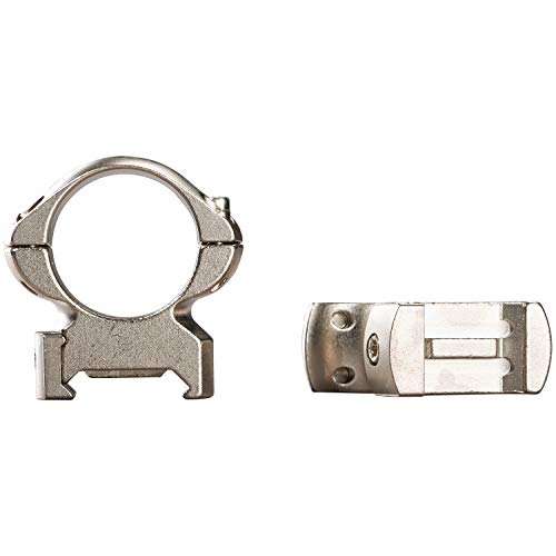 image for Weaver Grand Slam 1-Inch High Steel Top Mount Rings (Silver), 1inch - 