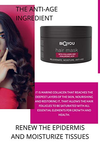 Bio2You Natural Anti-Age Hair Mask With Collagen And Hyaluronic Acid For Hair Repair And Growth #TOP3