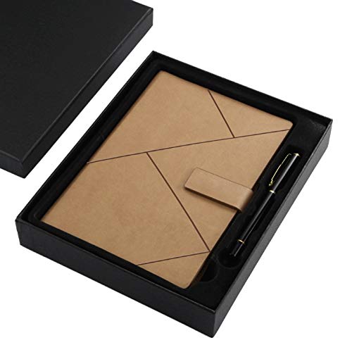 Journal de bureau en cuir luxueux Labstandard et son ensemble de stylos pour cadres