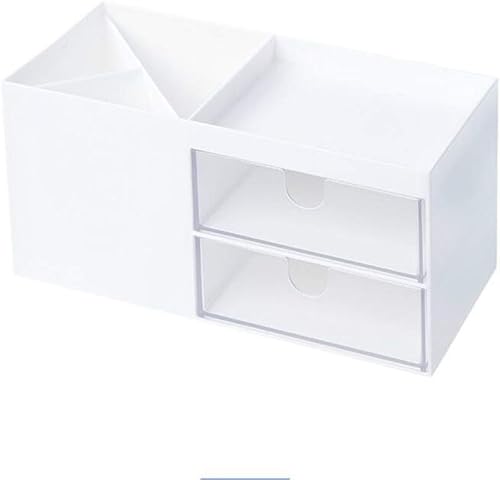 Caja organizadora de escritorio, mini almacenamiento de escritorio para suministros de oficina, organizador de almacenamiento de cosméticos,